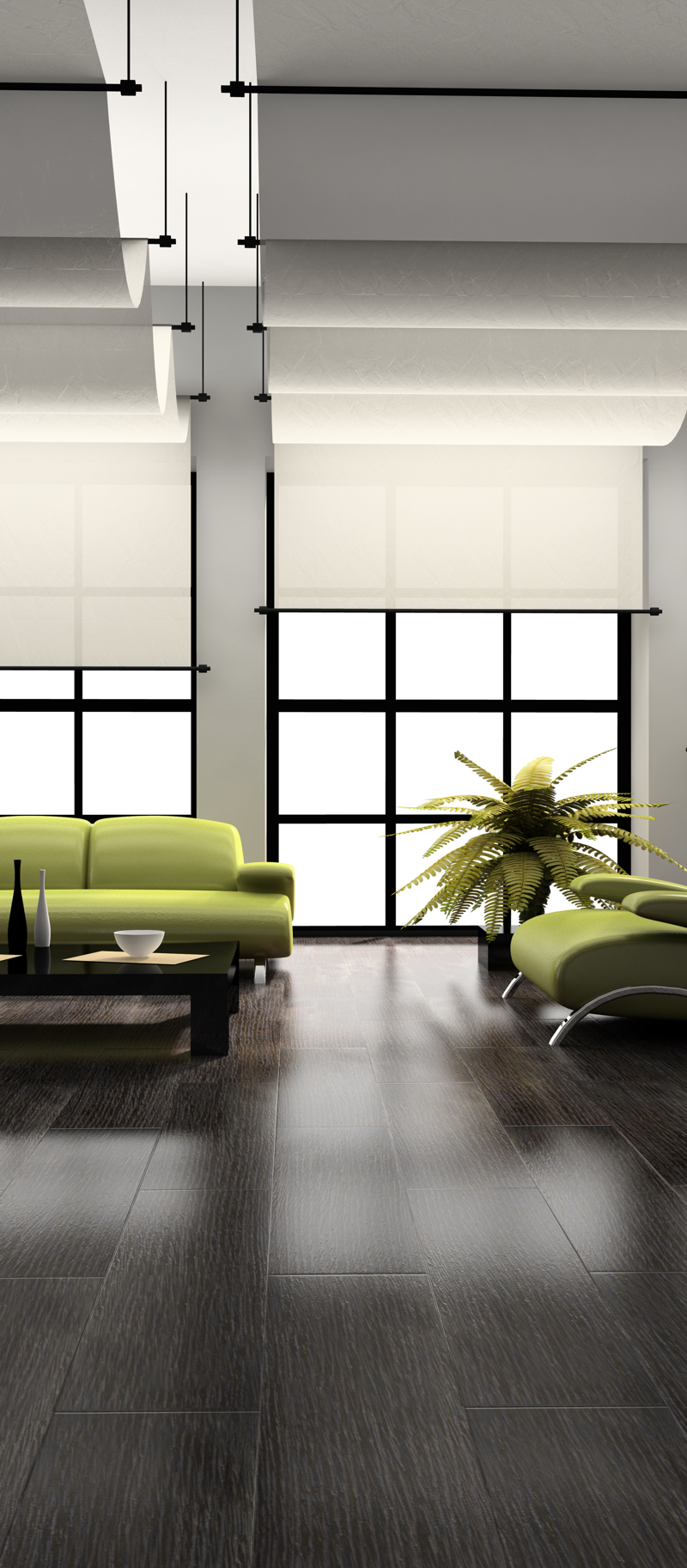 Стиль зелёный диван